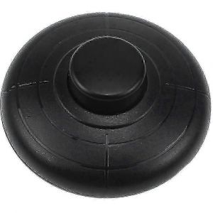Pédale De Commande En Ligne Pour Lampadaires,Lampes De Table,Lampes Standard - Commande Au Pied Ronde Noire - Neuf