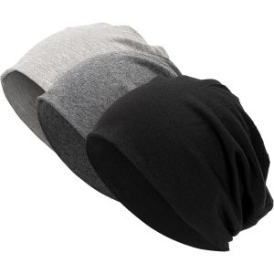 Jexnovashop-Bonnet De Nuit Homme Femme, 3 Pi&egrave;ces100% Coton Chapeaux D'hiver Chauds, Bonnet De Couchage L&eacute;ger Pour Chimioth&eacute;rapie Perte De Cheveux - Neuf