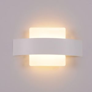 Modern Lampes De Chevet 6w Led Appliques Murales Mati&egrave;re Acrylique Lampe De Lecture M&eacute;tal Luminaire Mural 3000k Blanc Chaud.[V59] - Neuf