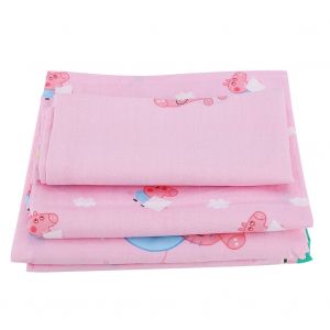 Parure De Lit Pour Bebe En Coton Respirant Avec Housse De Couette Et Drap Plat (N¡Ã 2) - Neuf