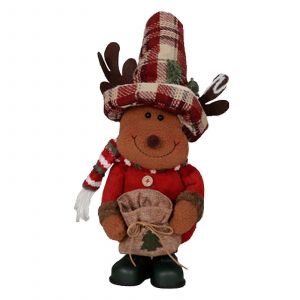 No&euml;l en Peluche Poup&eacute;e Ornement pour Arbre de no&euml;l D&eacute;coration - Neuf