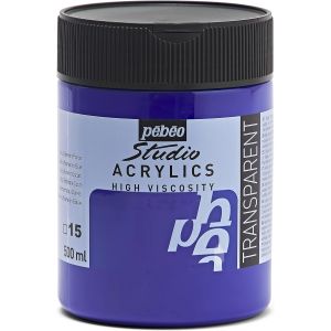 Acrylique Fine Studio Acrylics - Peinture Acrylique Bleu - Bleu Outremer Fonc&iquest;&iquest; - 500 Ml - Neuf