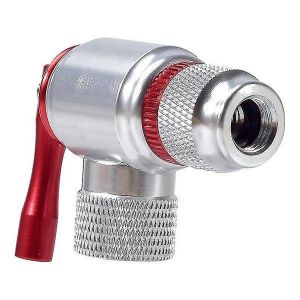 Pompe À Vélo Compacte À Co2 Pour Vélos De Route Et Vtt ¿ Tête À Double Valve Pour Presta Et Schrader, Conception Légère En Aluminium - Neuf