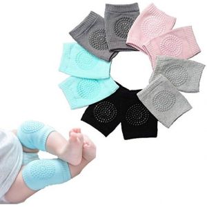 Genouill&egrave;res Respirantes Et R&eacute;glables Pour B&eacute;b&eacute; - Lot De 5 - Multicolores, Douces Et Lavables - Parfaites Pour Ramper Et Marcher (6 &Agrave; 24 Mois) - Neuf