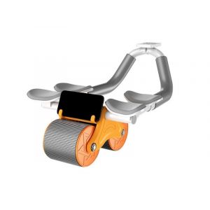 Rouleau Abdominal &Agrave; Rebond Automatique Avec Supports De Coude Et Support Pour T&eacute;l&eacute;phone Portable - Neuf