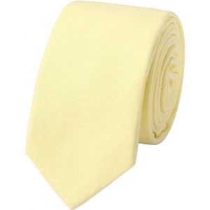 Slim Ties For Men Solid Tie Men Cotton Tie Skinny Ties For Wedding Party.[B318] - Neuf
