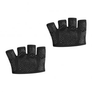 Respirant la Moiti&eacute; de Doigt de V&eacute;lo Gants Unisexe-Humidit&eacute; de Gym Gants taille S M L XL Noir - Neuf
