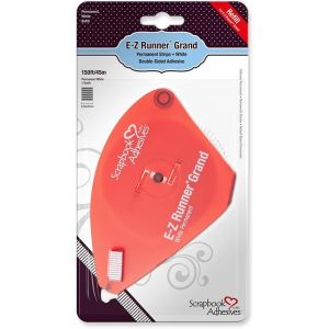 By 3l E-Z Runner Grand Strips - Refill- Permanent, Red, Rouge - Neuf