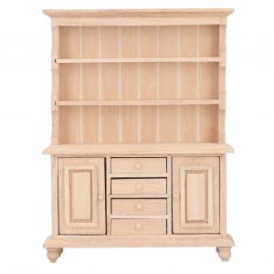 1:12 Miniature Armoire Maison de Poupee Etagere Simulation Scene de Vie Plaine Maison de Poupee Mini Armoire en Bois - Neuf