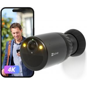 Wireless 1080P Outdoor WiFi Surveillance Camera, 210J Battery Life Camera with 7800mAh Batteries, Person Detection, Colour Night Vision, Two-Way Audio, IP66 Waterproof - Neuf