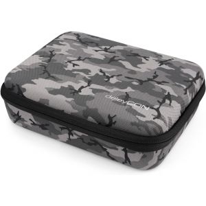 Étui Rigide pour Caméra GoPro & Accessoires-Résistant,Anti-Poussière,Anti-Choc,Résistant aux Éclaboussures-pour GoPro Hero 13,12,11,10,9-Taille L-Camouflage - Neuf