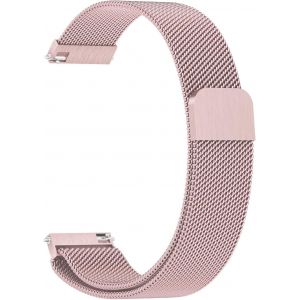 Bracelet De Montre M&eacute;tal Pour Homme Femme, D&eacute;gagement Rapide, Bracelet De Remplacement &Agrave; Aimant Magn&eacute;tique En Acier Inoxydable En M&eacute;tal Pour Montre De 20mm 22mm (Rose, 22mm) - Neuf