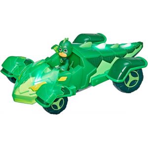KAJGL-Pyjamasques,Voiture Lumineuse Reptilo-Mobile Avec Figurine De Gluglu,Jouet Préscolaire Pour Enfants À Partir De 3 Ans - Neuf