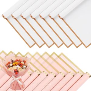 20 Feuilles Papier Cadeau Multicolore,Papier D'emballage De Fleurs Imperm&eacute;ables,Papier Emballage Fleuriste,Papier Bouquet De Fleur,Utilis&eacute; Pour L'emballage De Cadeaux,Fleurs,Art Et Artisanat.[F18] - Neuf