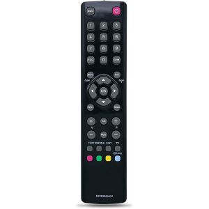 VornixorSarlshop-Replacement Telecommande Thomson T&eacute;l&eacute;commande Universelle RC3000E02 pour TV Thomson | Compatible avec Mod&egrave;les LED/LCD/4K | Aucune Configuration requise - Neuf