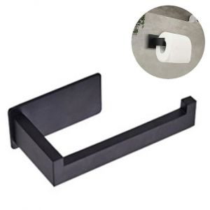 1 porte-rouleau de papier toilette sans perçage, porte-rouleau de papier toilette autocollant - Neuf