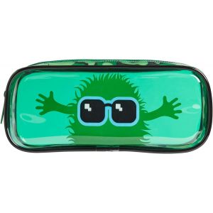 KAL-Trousse Noire Transparente En Pvc | Trousse De Voyage Et De Maquillage - Neuf