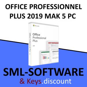 Office 2019 Professionnel Plus Mak (5 Pc) - Neuf