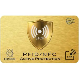 TRAHOO-Anti RFID/NFC Protection Carte bancaire sans Contact, Fini Les &eacute;tuis et Pochettes, Le Portefeuille est enti&egrave;rement prot&eacute;g&eacute;, Carte de cr&eacute;dit, Passeport. - Neuf
