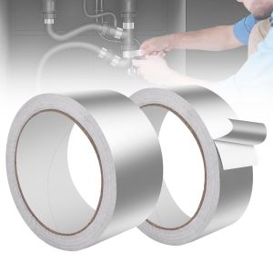Ruban Adh&eacute;sif Aluminium,Bande Adhesive Haute Temp&eacute;rature,Ruban Scellant M&eacute;tallique Pour Conduits D'air-R&eacute;sistant &Agrave; L'eau,Aux Graisses (30mmx20m+50mmx20m) - Neuf