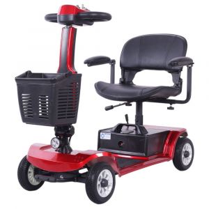 Trottinette &Eacute;lectrique Unificare Unagi &Agrave; Quatre Roues, Moteur 250w, Batterie 24v 12ah, Pneus 8 Pouces, Vitesse Maximale 6km/H, Autonomie 20km, Frein Magn&eacute;tique, Charge Maximale 190kg - Rouge - Neuf