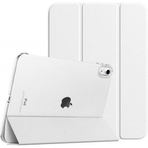 Coque Compatible Avec Ipad (A16) 11&Egrave;me G&eacute;n&eacute;ration 11 Pouces 2025/Ipad 10&Egrave;me G&eacute;n&eacute;ration 10,9 Pouces 2022, L&eacute;g&egrave;re Housse Arri&egrave;re Translucide En Pc Avec R&eacute;veil/Sommeil Auto, Blanc - Neuf