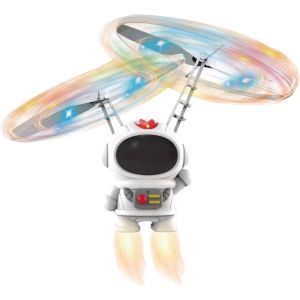 SANSH-Jouet Spaceman Volant pour Enfants, Jouet de Drone Robot RC avec éclairage LED pour Cadeaux pour Enfants (Blanc) - Neuf