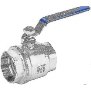 Robinets à boisseau sphérique 2"" DN50 Wog Filetage Femelle Robinet à boisseau sphérique à deux voies 304 Robinet à boisseau sphérique en acier inoxydable avec poignée - Neuf