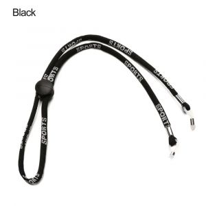 Lunettes De Sport Coordonnantes Pour Hommes Et Femmes, Ulde Lunettes De Soleil, Sangle De Cou, Lani&egrave;re De Lunettes, Porte-Lunettes, Ext&eacute;rieur--Black - Neuf