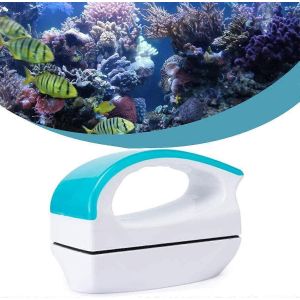 Brosse Magnétique En Verre D'aquarium,Nettoyant Pour Vitres D'aquarium,Nettoyant Pour Vitres Grattoir D'algues,Pour Le Nettoyage Aussi - Neuf