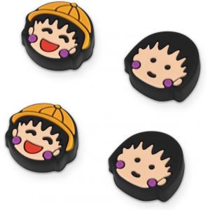 4 x Joy Con Switch Caps for Gamepads,Thumb Grip Caps for Switch/Switch Lite/Switch OLED Joy Con,Cute Girl - Neuf