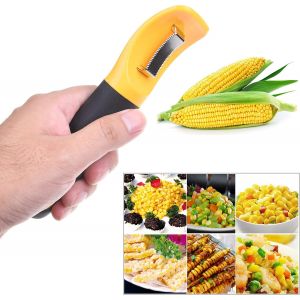 Lbgwp60-1x Éplucheur De Maïs À Main - Dissolvant De Grains De Maïs Avec Lame Verticale Dentelée - Poignée Antidérapante - Facile À Laver Et À Ranger - Profitez De Recettes - Neuf