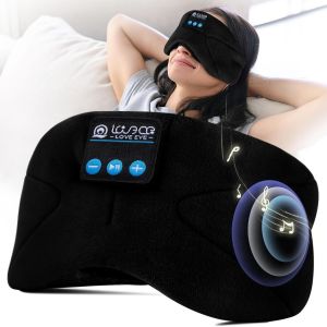 ChenQuanSarl-Masque De Sommeil, Pour Dormir Sur Le Côté, Avec Casque Bluetooth, 100 % Opaque, Pour Les Voyages, La Sieste, Le Yoga, La Méditation Pour Femmes Et Hommes - Neuf