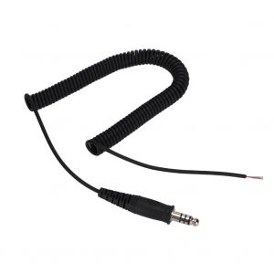CâBle Adaptateur à Ressort De Remplacement Pour Casque D'héLicoptèRe, Connecteur Militaire U-174/U, Diy - Neuf
