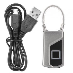 HJLIAN Cadenas intelligent a empreinte digitale, etanche IP66, Bluetooth, application, pour valises et bagages - Neuf