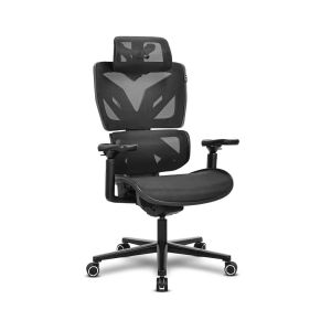 Chaise Gaming Alpha Gamer Wave Noire - Neuf