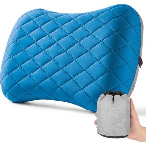 KALANKA-Oreiller Gonflable, Oreiller de Voyage, Oreiller Camping, Oreiller de Plage, Oreiller de Voyage Gonflable, Oreiller Gonflable Camping u2013 Avec sac de transport pratique, ultra-léger & comp - Neuf