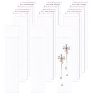 Sac en Plastique Adh&eacute;sifs 300 Pi&egrave;ces 5x20cm Sacs Transparents en Cellophane Auto-adh&eacute;sifs 50microns Sachets de Plastique Autocollants pour Bijoux Artisanat Bougies F&ecirc;te D&eacute;corative(3 Tailles au Choix) - Neuf