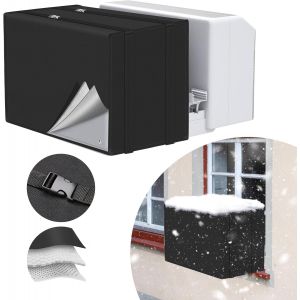 Housse AC en U 3 Couches Compatible Midea Conditionneur Air en U 8000 10000 12000 BTU, Isolation Epaisse - Neuf