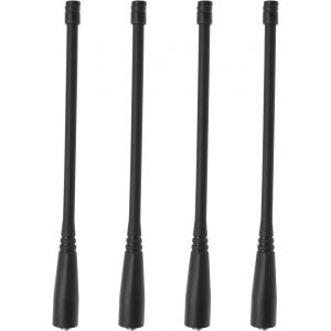 4pcs Antenne SMA-Femelle Double Bande VHF 136-174MHz UHF 400-520MHz Compatible avec GT-3 UV-5R UV5RE UV5RA 50ohm Radio Portative Imp&eacute;dance 17cm - Neuf