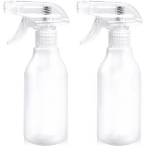 MEVRONISSHOP-Spray Vide 300ml 2 Pi&egrave;ces Vaporisateur Vide, Bouteille Spray Vide, Spray Bottle, Eau R&eacute;glable Pulv&eacute;risateur Jardin Cheveux Animaux Design Antifuite &Eacute;chelle Transparente Brumisateur - Neuf