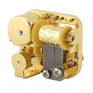Hjlian Boite A Musique Plaquee Or, Accessoires De Bricolage Avec Vis Et Cle Type 9 - Neuf