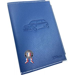 KALANKA-Pochette Carte Grise, Accessoire Porte Papier Voiture + Etui de Protection Trensparent (inclu) Fabrication FRANÇAISE - Neuf