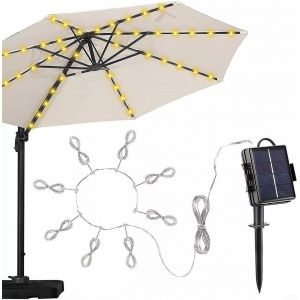 Asfasfq-Bande Lumineuse À Del Pour Parasol De Terrasse, Plage (Blanc Chaud) - Neuf