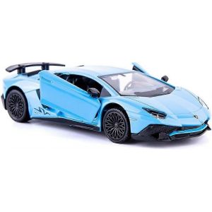 &Eacute;chelle 1/36 Aventador Lp700-4 Casting Mod&egrave;le De Voiture, Voiture Jouet En Alliage De Zinc Pour Les Enfants, Pull Back Vehicles Toy Car Pour Les Tout-Petits Enfants Enfants Gar&ccedil;ons Filles Cadeau (Bleu - Neuf