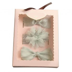 Noud Papillon Pour Cheveux De Bebe, Artisanat Exquis, Dentelle, Mignon, Noud Papillon Pour Fille, Corde A Cheveux, Bleu Clair 3915 - Neuf
