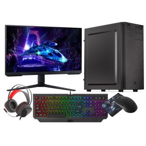 VIST SOLID PC Gaming Ryzen 5 8600G AI - RAM 16Go - AMD Radeon 760M - SSD 1 To - WIFI - LCD 24 180Hz - Windows 10 Pro - Neuf