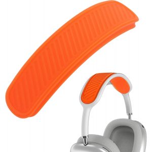 LORANKA-Housse de bandeau de rechange en silicone lavable compatible avec les &eacute;couteurs Apple AirPods Max, doux et confortable, orange - Neuf