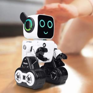 Robot telecommande 2,4 GHz, chant et danse, controle du son, jouet intelligent pour enfants (blanc) - Neuf