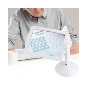 Lampe Loupe &Eacute;clair&eacute;e Avec Grossissement 3x Et Lumi&egrave;re Led Pour La Lecture Et La Visualisation - Neuf